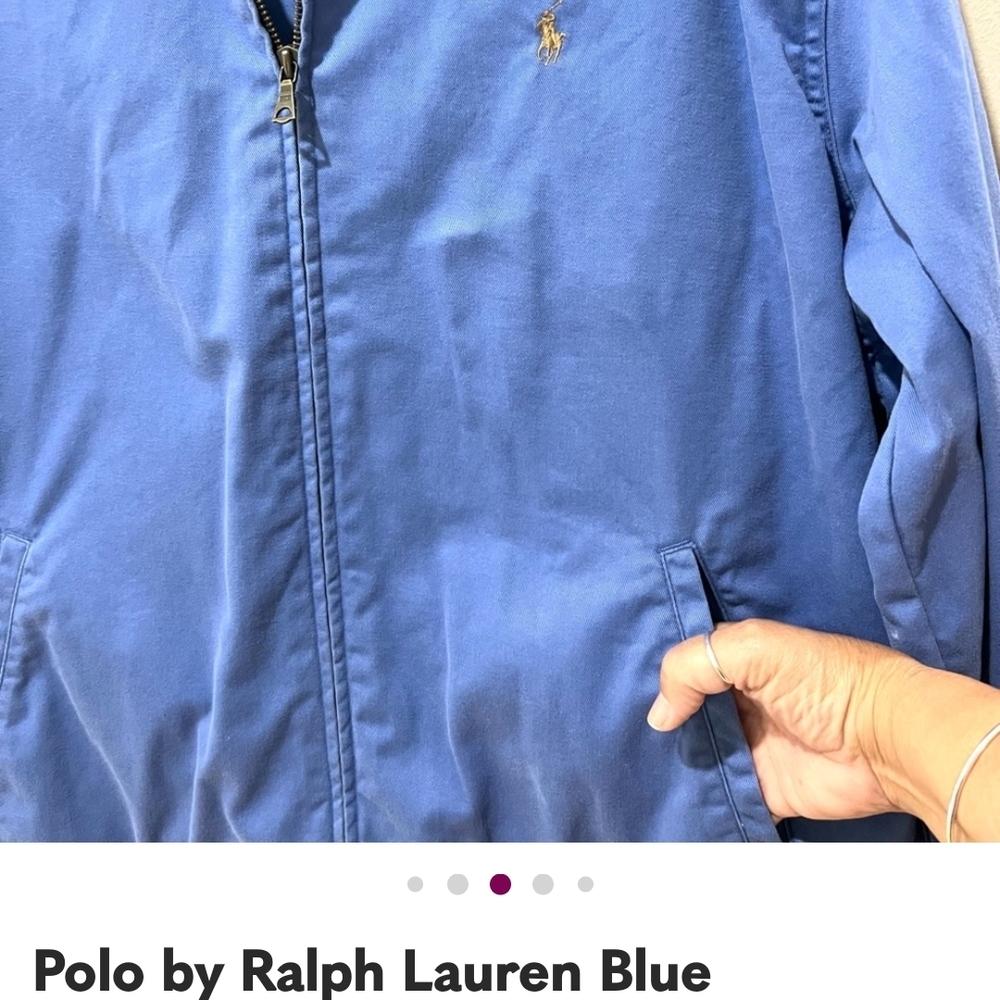 Ralph Lauren Royal Blue Zip-Up Jacket